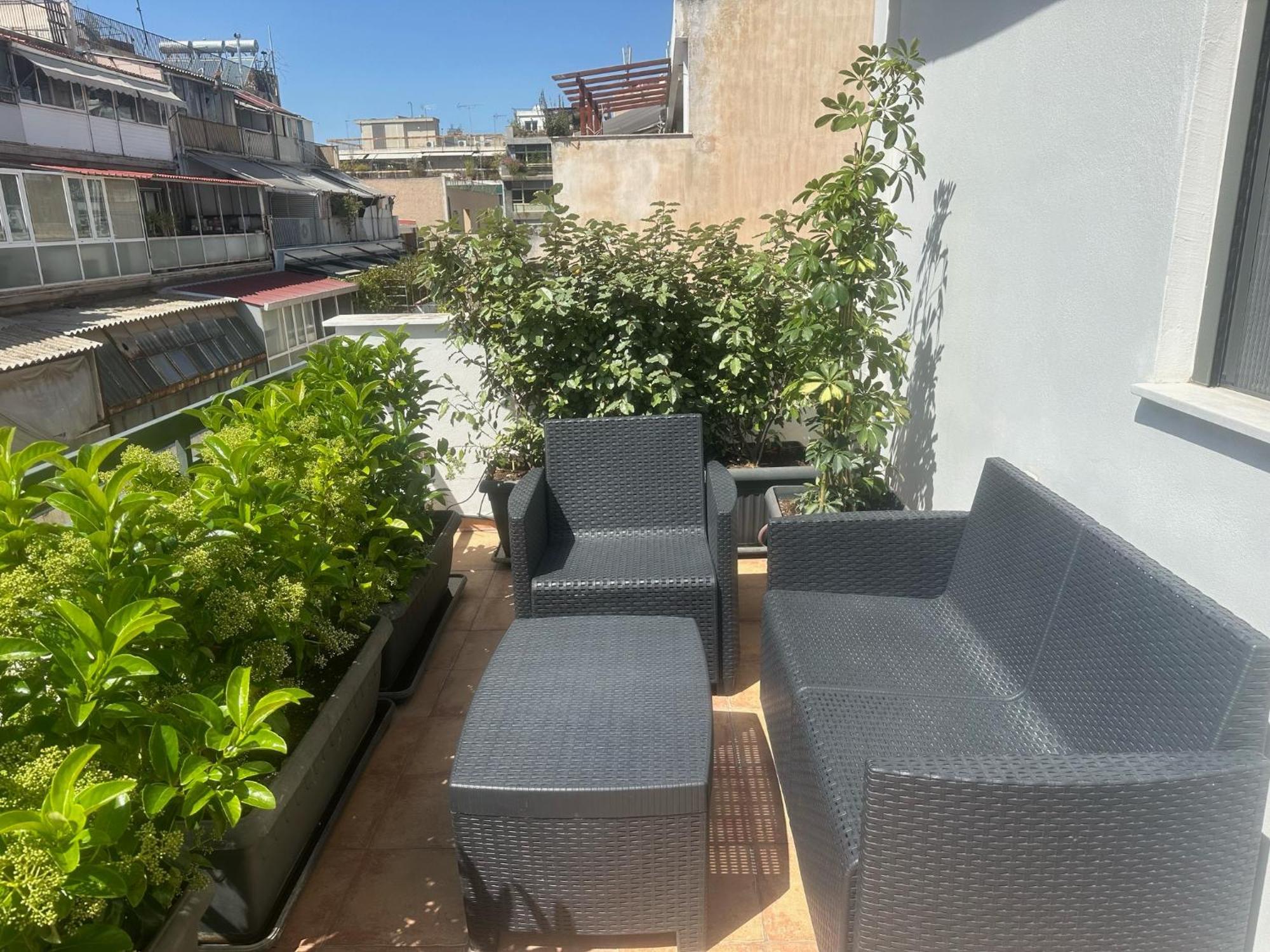 Emily In Athens - Central Chic Flat With Terrace Syntagma E1 Exterior photo